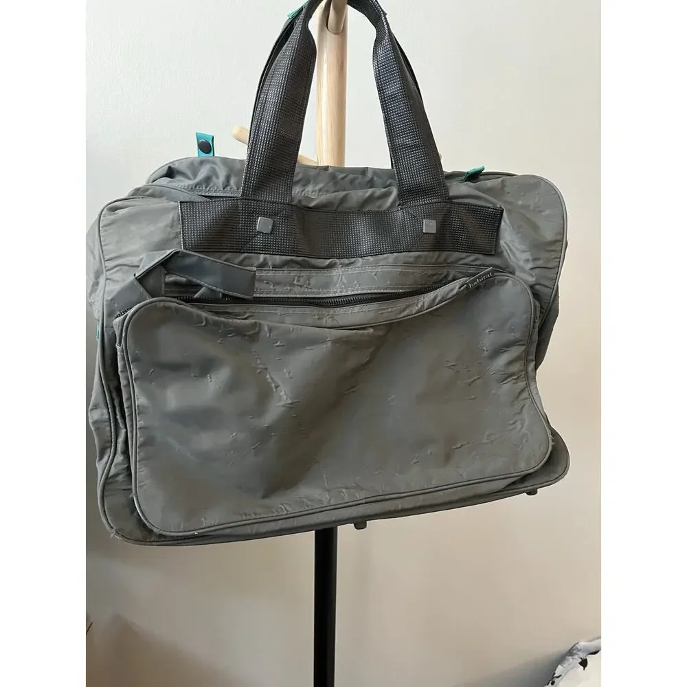 Habitat Worn Wear Sturdy Briefcase Bag with Strap Black With Pocket In The Front